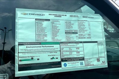 2026 Chevrolet Express Passenger 1LS