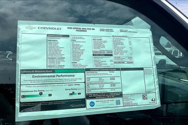 2026 Chevrolet Express Passenger 1LS