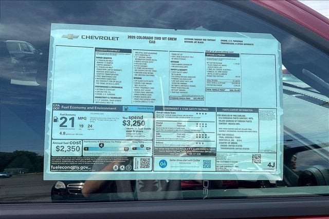 2026 Chevrolet Colorado WT