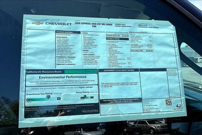 2026 Chevrolet Express Cargo WT