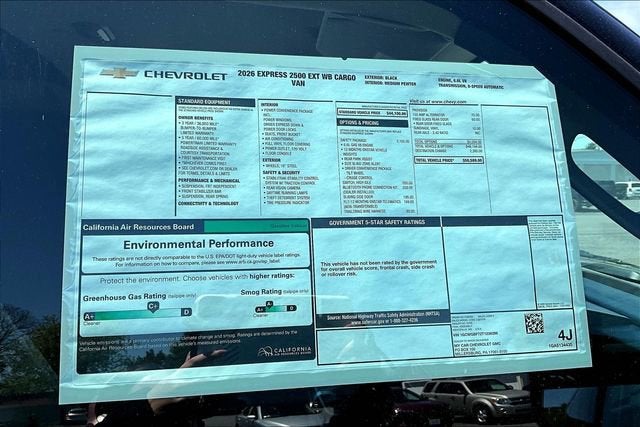 2026 Chevrolet Express Cargo WT