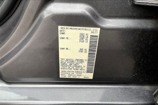 2023 Nissan Altima 2.5 SV