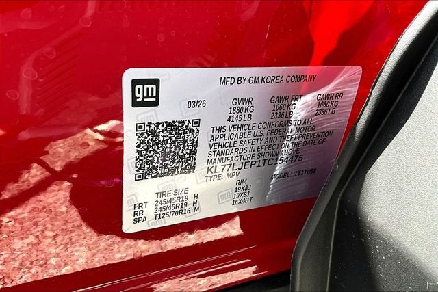 2026 Chevrolet Trax 2RS