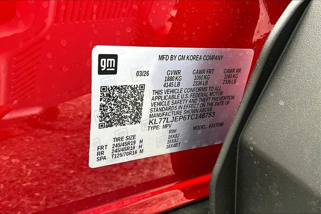 2026 Chevrolet Trax 2RS