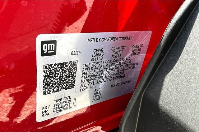 2026 Chevrolet Trax 2RS
