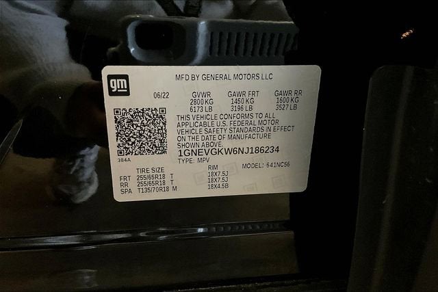 2022 Chevrolet Traverse LT Cloth