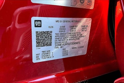 2026 Chevrolet Traverse RS