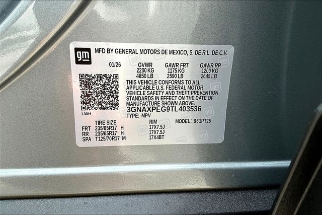 2026 Chevrolet Equinox LT