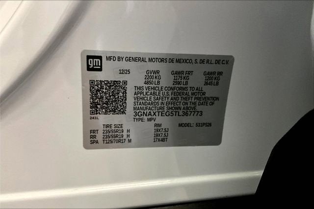 2026 Chevrolet Equinox RS