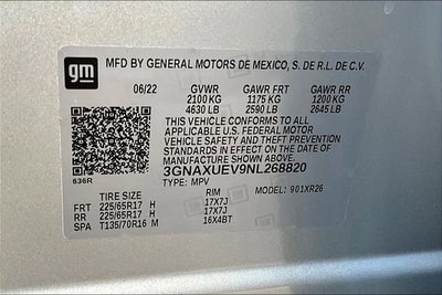 2022 Chevrolet Equinox LT