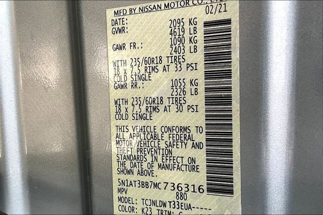 2021 Nissan Rogue SV