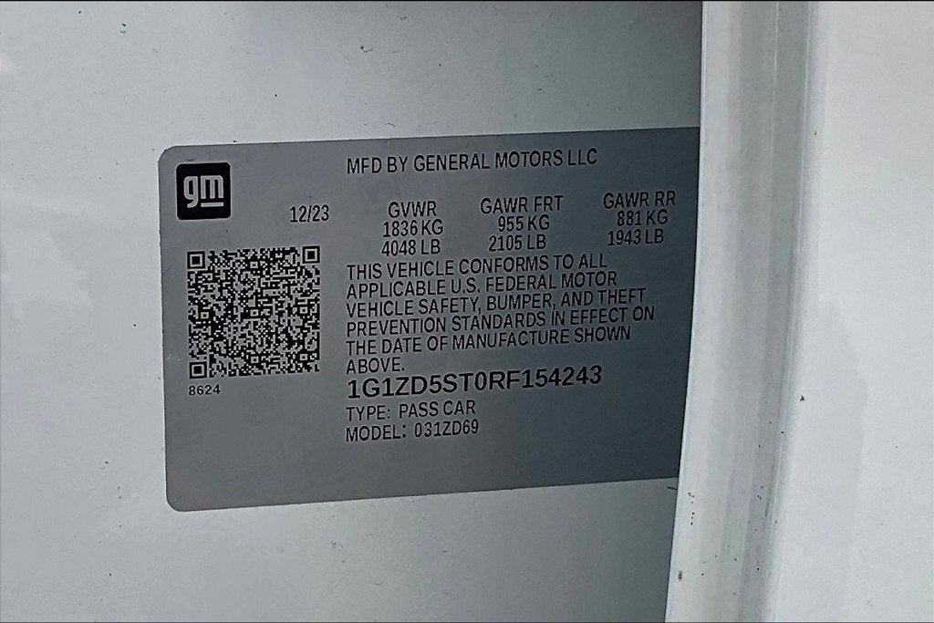 2024 Chevrolet Malibu LT 1LT