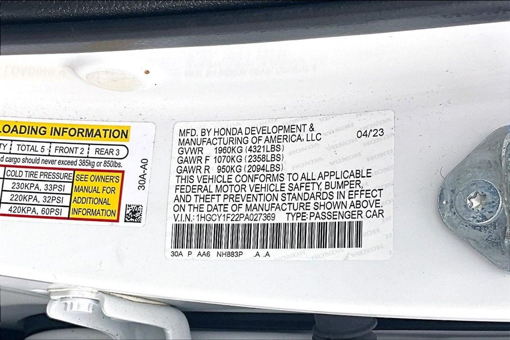 2023 Honda Accord LX
