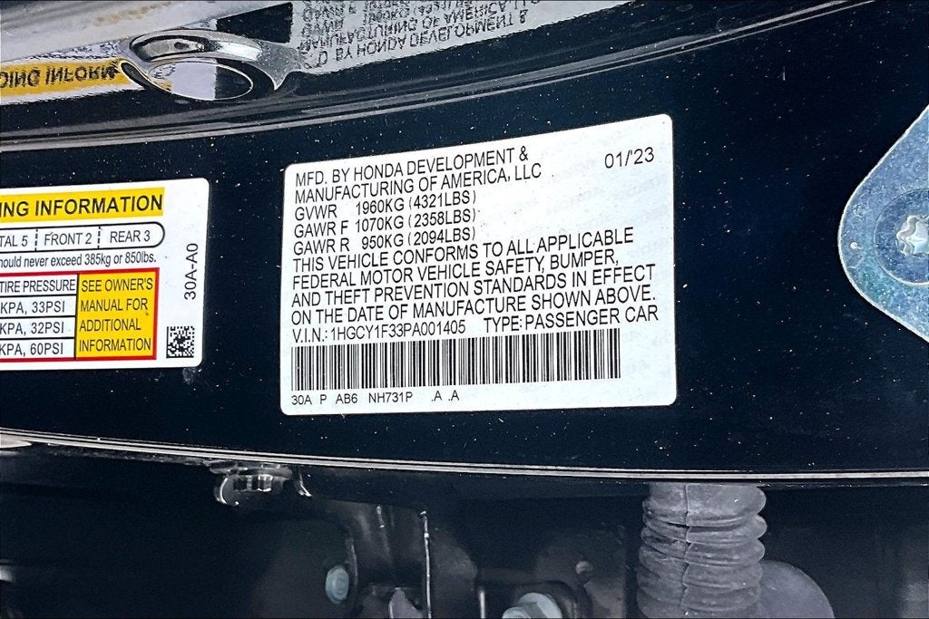 2023 Honda Accord EX